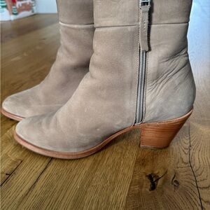Poppy Barley Taupe Heeled Boots